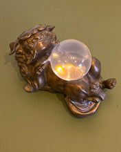 Load image into Gallery viewer, Vintage Foo Dog Sculpture with Lucite Ball
