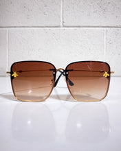 Load image into Gallery viewer, Brown Sunnies with Bee Detail 🐝
