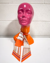 Load image into Gallery viewer, Horse Scarf in Oranges
