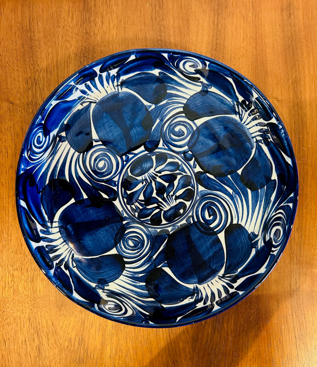 Hand Painted Mexican Talavera Pottery Blue and White