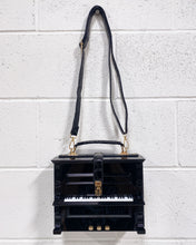 Load image into Gallery viewer, Black Upright Piano Purse
