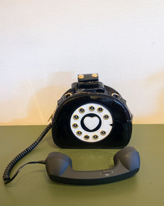 Black Telephone Purse