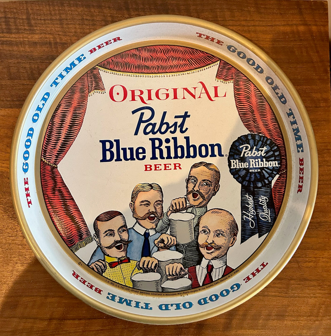 Pabst Blue Ribbon Beer Serving Tray