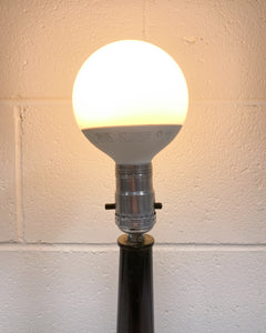 Vintage Black Table Lamp - As Found