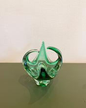 Load image into Gallery viewer, Vintage Murano Green Glass Bowl
