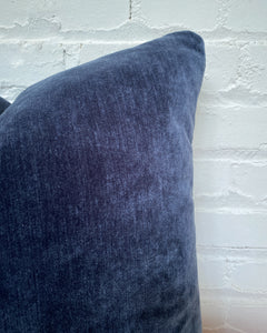 Square Pillow in Amici Indigo (18” x 18”)