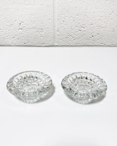 Pair of Cut Glass Taper Candle Holders