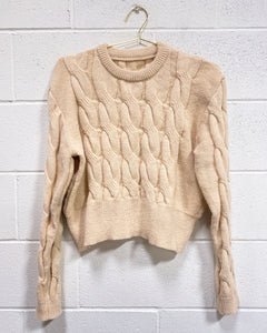 Coffee with Cream Sweater (L)