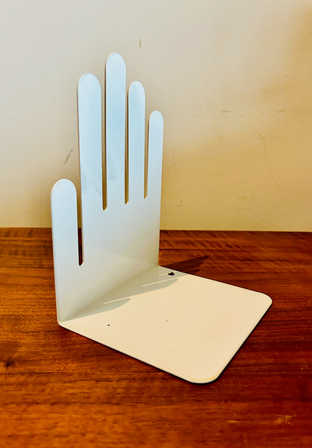 Hand Stop Metal Bookend