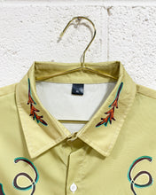 Load image into Gallery viewer, Green Button Up with Horse Motif (XL)
