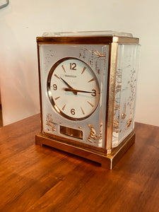 Mid 20th Century Jaeger-LeCoultre Chinoiserie Mantle Clock