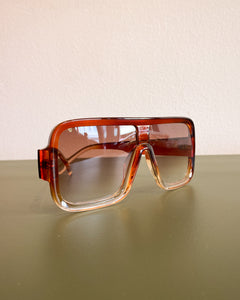 Chocolate Brown Aviator Sunnies