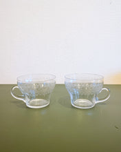 Load image into Gallery viewer, Vintage Pair of Small Needle Etched Cups
