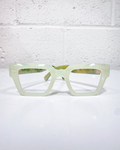 Mint Green Rectagular Glasses