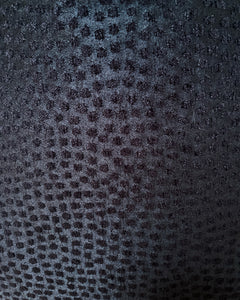 Square Textured Black Pillow