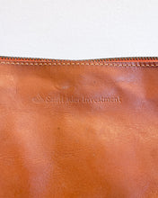 Load image into Gallery viewer, Large Brown Leather Duffel Bag
