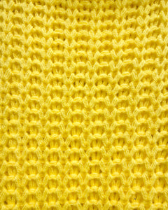 Crop Knit Yellow Sweater (L)