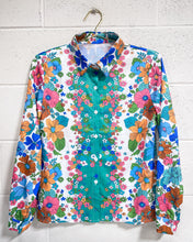 Load image into Gallery viewer, Bright Floral Long Sleeve Blouse (M)
