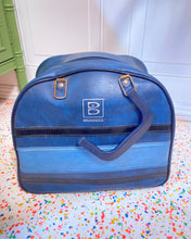 Load image into Gallery viewer, Vintage Blue Brunswick Bowling Bag with Ball
