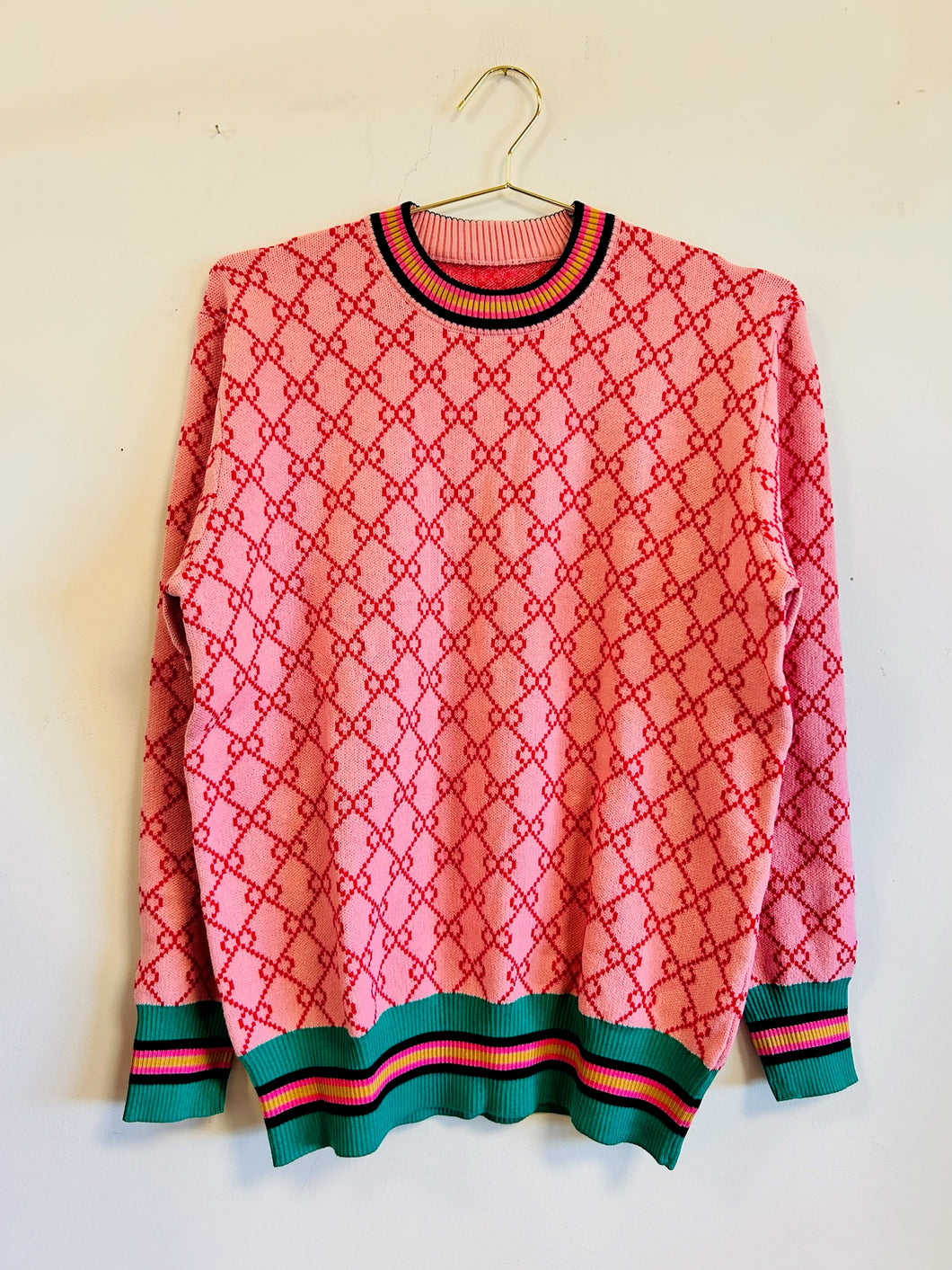 Pink Designer Pullover