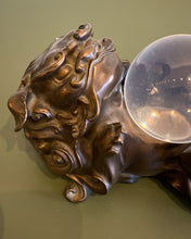 Load image into Gallery viewer, Vintage Foo Dog Sculpture with Lucite Ball
