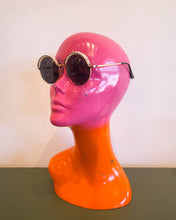 Load image into Gallery viewer, Gold Round Sunnies with Pearl Detail
