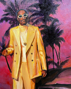 King of LA, Snoop - Oil Painting