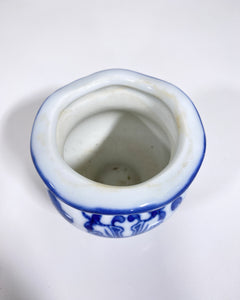 Mini Floral Blue and White Vase (Mana)