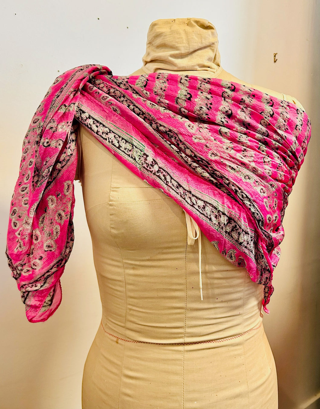 Handwoven Traditional Silk Shawl