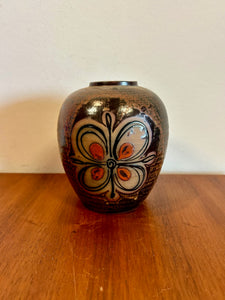 Vintage Japanese Pottery Ginger Jar