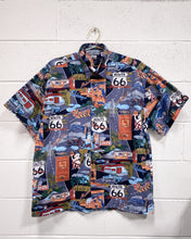 Load image into Gallery viewer, Route 66 Landmarks Button Up Shirt (XL)
