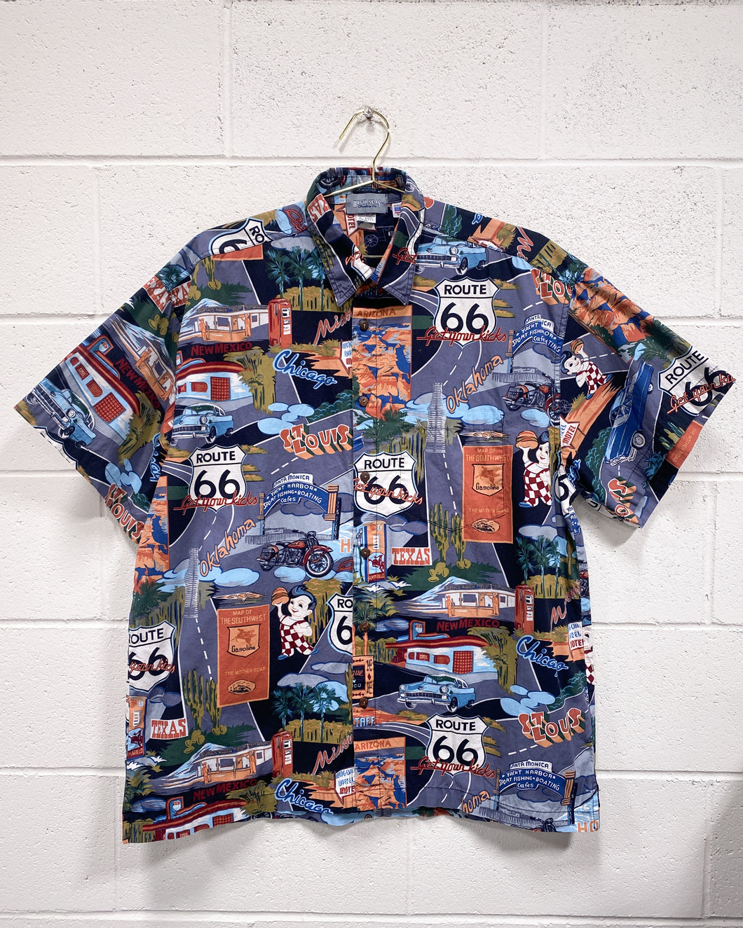 Route 66 Landmarks Button Up Shirt (XL)