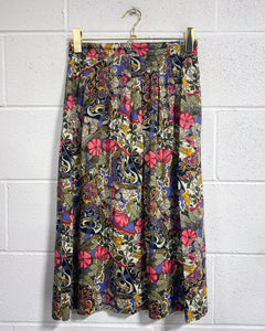 Vintage Floral Blouse and Skirt Set (8)