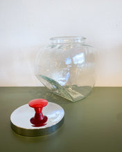 Load image into Gallery viewer, Vintage Tilted Glass Penny Candy/Cookie Jar
