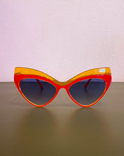 Load image into Gallery viewer, Red and Yellow Cat Eye Sunnies
