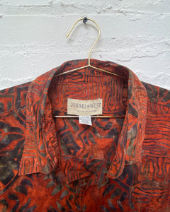 Rust Colored Hawaiian Shirt (4X)