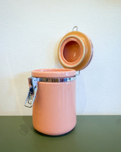 Vintage Bubblegum Pink Canister