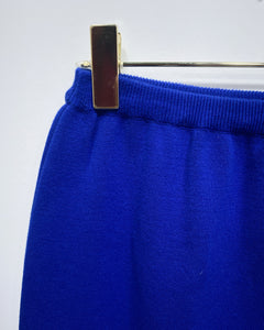 Vintage Knit Blue Skirt (10)