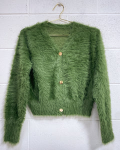 Oscar the Grouch Cardigan (L)