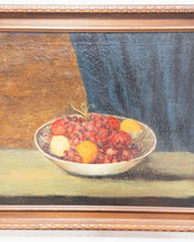 Load image into Gallery viewer, Fruit bowl still life wood framed print
