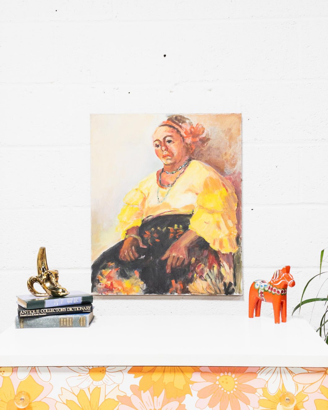 Woman Sitting Oil Painting