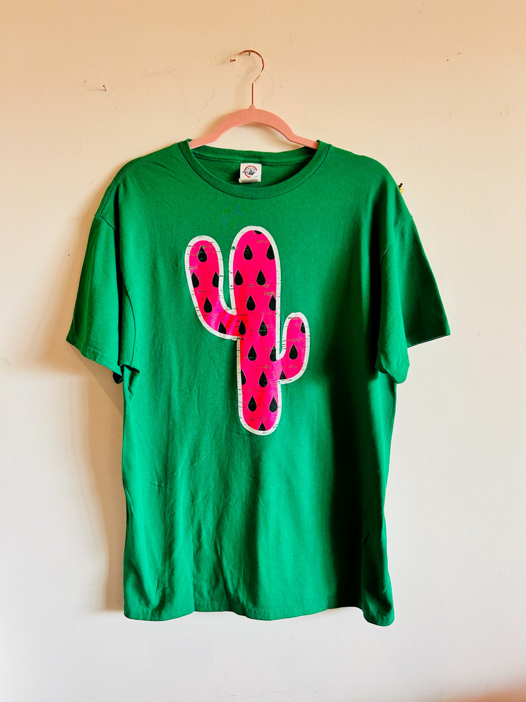 Delta Green and Pink Watermelon look Cactus Shirt