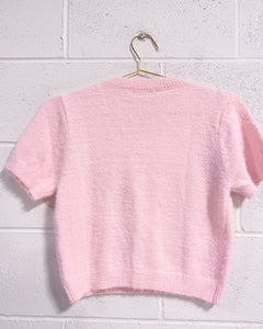 Super Soft Pink Blouse with Heart (XL)