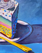 Load image into Gallery viewer, Cake for Breakfast Painting
