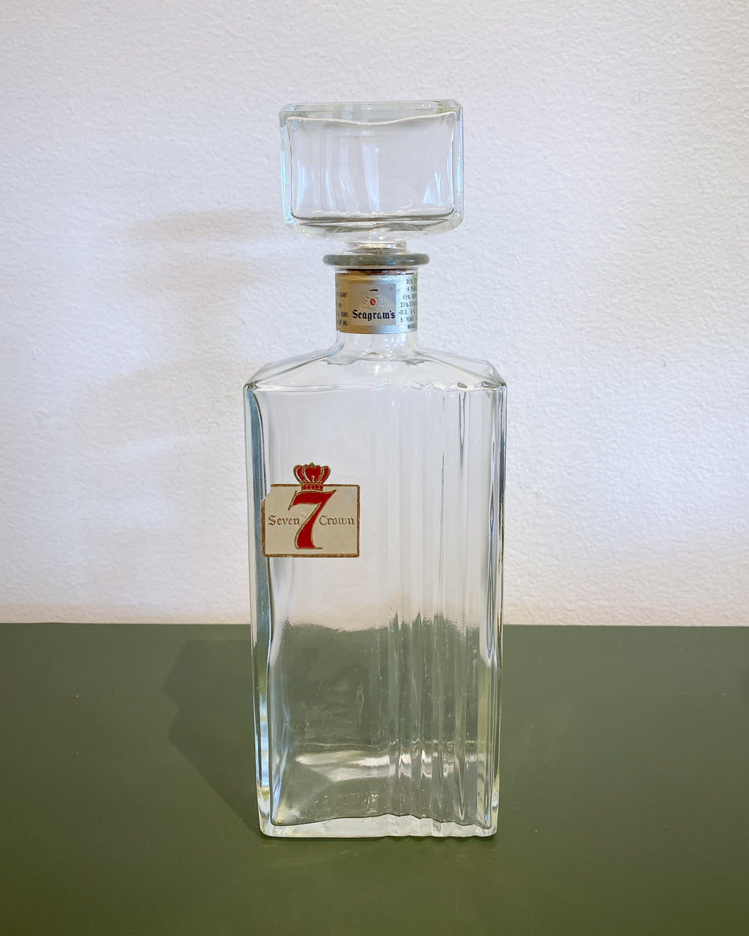 Seagram’s 7 Decanter