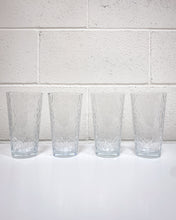 Load image into Gallery viewer, Vintage Set of 4 Crinkle Glasses
