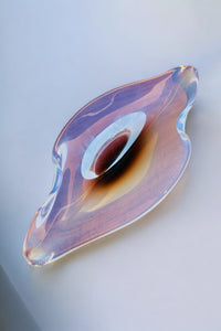 Large Opalescent Pink Murano