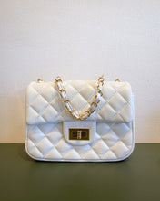 Load image into Gallery viewer, White Quilted Purse
