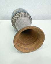 Load image into Gallery viewer, Tall Stoneware Vessel with Bells inside, Signed by listed artist Wasserman
