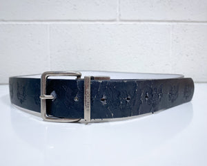 Black Emerica Belt with Eagle Motif (36-38)